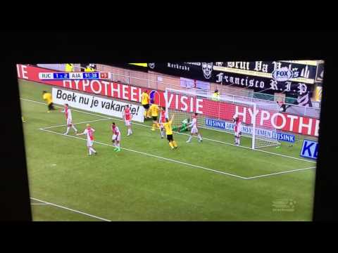 Goal Maecky Ngombo 2-2 Roda JC - Ajax (31-01-2016)