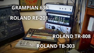 Video thumbnail for Acid Gramps - Grampian 636, Space Echo, TR-808 & TB-303 DEMO by Soundgas