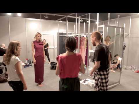 Maria Barros Backstage Mercedes-Benz Fashin Week Madrid Sept. 2013
