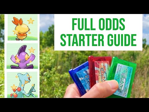 How to Shiny Hunt Full Odds Starters in Pokémon Emerald or Dry Battery Ruby/Sapphire