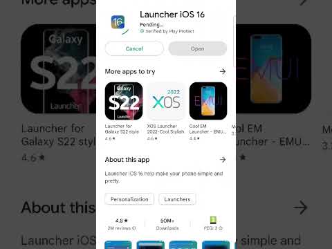 iOS 16 Launcher for Android