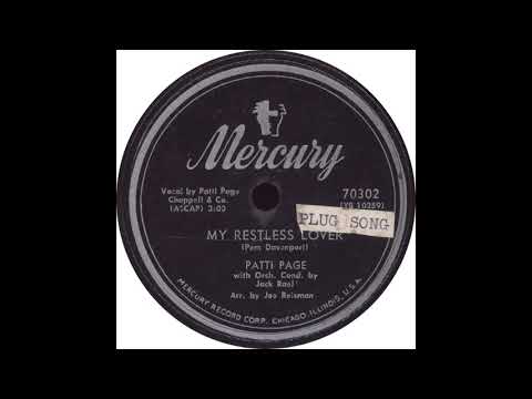Mercury 70302 - My Restless Lover - Patti Page