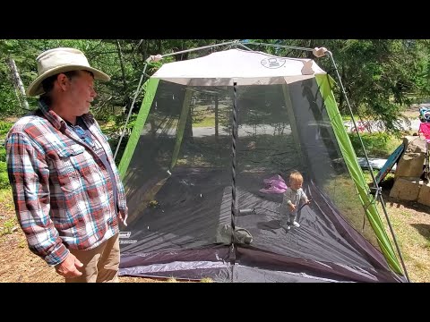 Coleman Instant Setup Screened Canopy