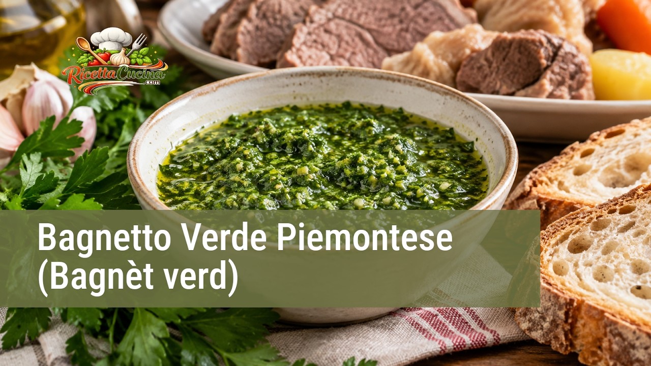 Anteprima video di Video Ricetta Bagnetto Verde Piemontese: la Ricetta Tradizionale del Bagnèt Verd come si Fa in Piemonte