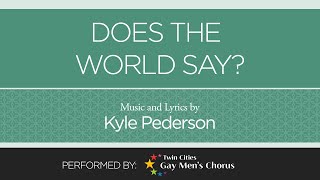 Does the World Say? | Kyle Pederson