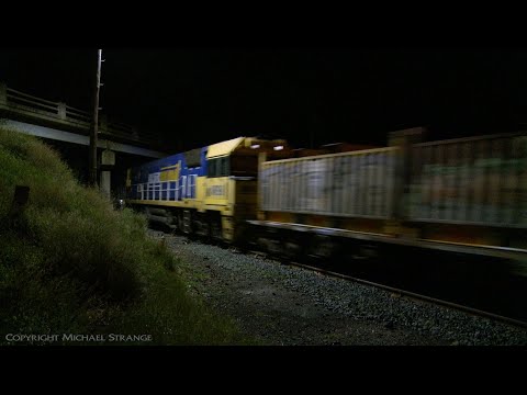 2MA5 Pacific National Container Freight Train - PoathTV Australian Railways