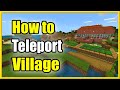 How To Teleport To A Village In Minecraft With Commands Best Tutorial