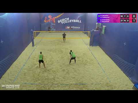 18:40 M. Bedukha / O. Polishchuk - A. Antonenko / Y. Hauptman 25.02.2023 | Winners Beach Volleyball