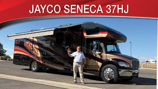 A preview image of the linked video showcasing 2018 Jayco Seneca 37HJ