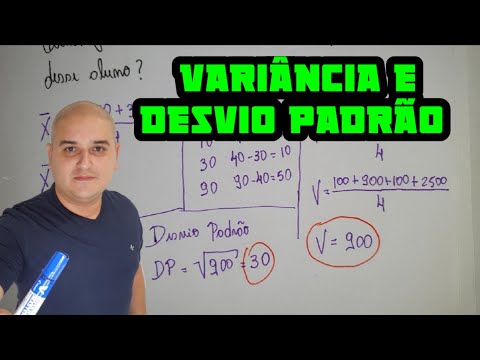 Variância e Desvio Padrão