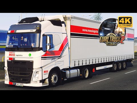 🚛 VOLVO FH16 500 MOSS LOGISTICS - PROMODS 2.57 🇨🇿 (CZ) Ostrava to 🇵🇱 (PL) Bydgoszcz. (Part II)
