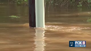 Tchefuncte River rises fast as flooding traps Folsom residents