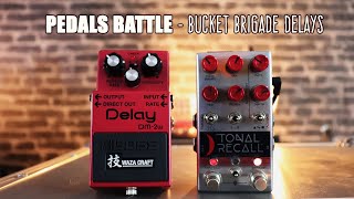 Pedals Battle - BOSS DM-2 WAZA vs Chase Bliss Tonal Recall RKM