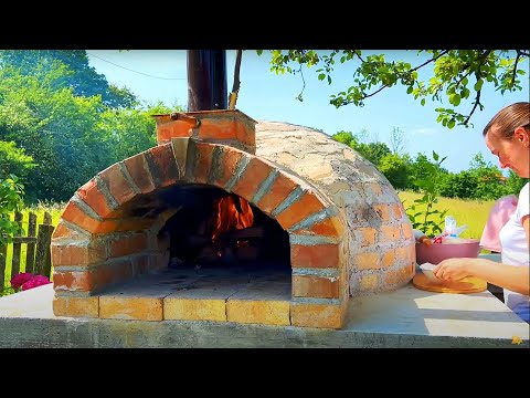 First Pizza Oven Test