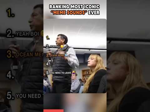 Ranking Most Iconic "Meme Sounds" Ever #shorts