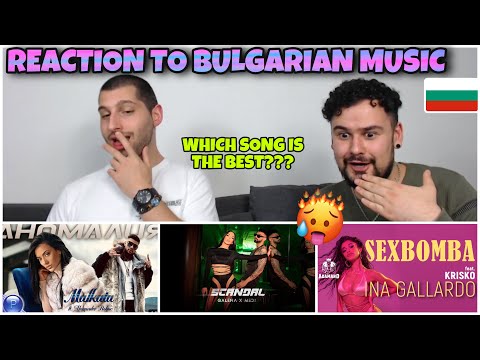REACTION TO BULGARIAN SONGS: MALKATA ft. ALEXANDER ROBOV // GALENA x MEDI // INA GALLARDO ft. KRISKO