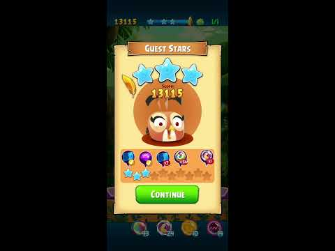 Angry Birds Pop - Daily Guest Star Dahlia - 1 Level 3 Stars 85 Gems