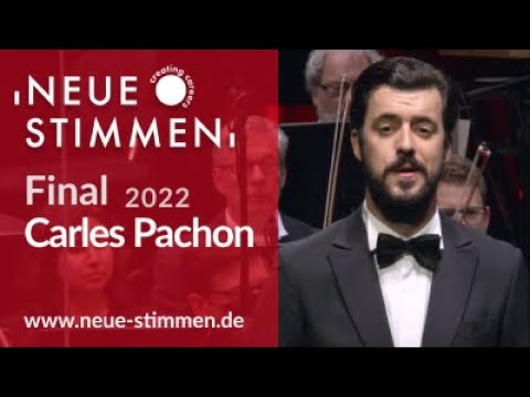 NEUE STIMMEN 2022 – Final: Carles Pachon sings "O du mein holder Abendstern", Tannhäuser, Wagner