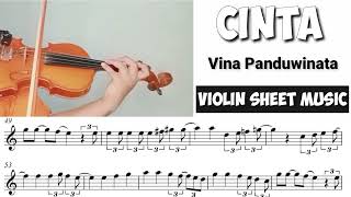 Download lagu Cinta - Vina Panduwinata || Violin Sheet Music mp3