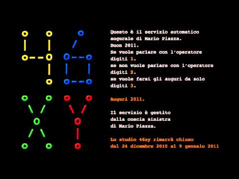 Mario Piazza 46xy auguri 2011