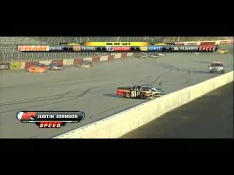 2011 Too Tough to Tame 200 Darlington Justin Johnson Crash