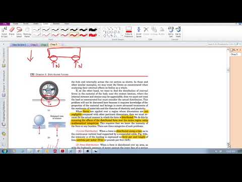 Chap 5.1 - Introduction (a):   Distributed forces