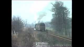 Poland 1991 Steam Locomotive Pt47 65  with Passengers train  from Wolsztyn  to Leszno