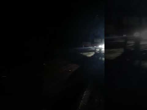 Stockholmsvägen vårgårda utan gatljus.