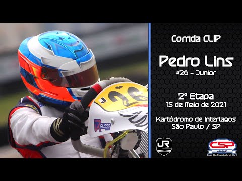 Pedro Lins - Corrida Clip de Junior - 2ª etapa Copa São Paulo Light RBC de Kart 2021