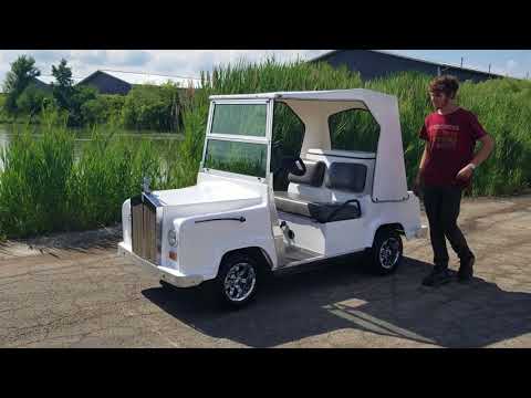 Custom Rolls Edition Electric Golf Cart For Sale From SaferWholesale.com