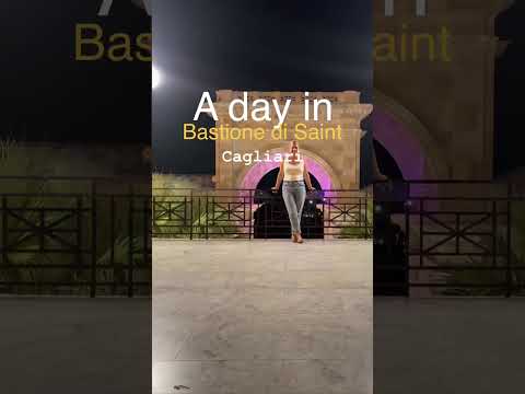 Um dia em Bastione Saint Remy em Cagliari