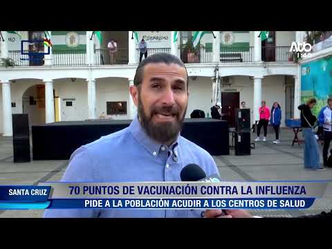 Santa Cruz habilita 70 puntos de vacunación contra la influenza
