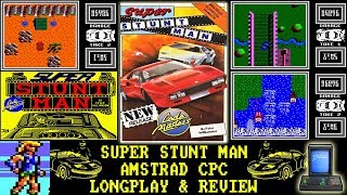 [AMSTRAD CPC] Super Stunt Man - Longplay & Review