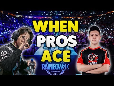 When Pro Players Ace In Pro League - Rainbow Six Siege