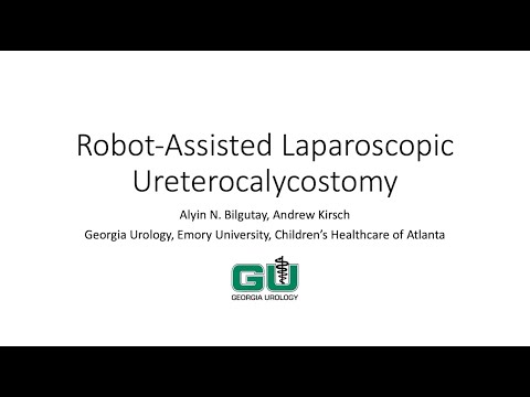 Robot Assisted Laparoscopic Ureterocalycostomy