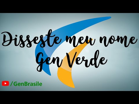 Disseste Meu Nome - Gen Verde