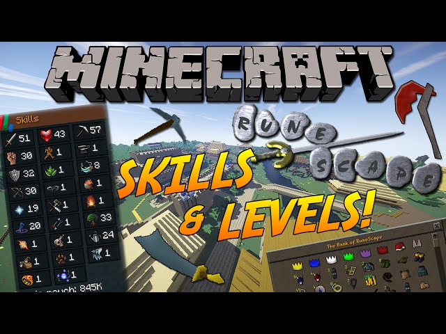 1 7 10 Skills Levels Rcm An Rpg Game Overhaul Mod Wikia Minecraft Mod