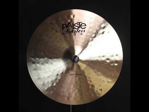 Paiste 19" Masters Dark Crash - 1532g (video demo) image 2