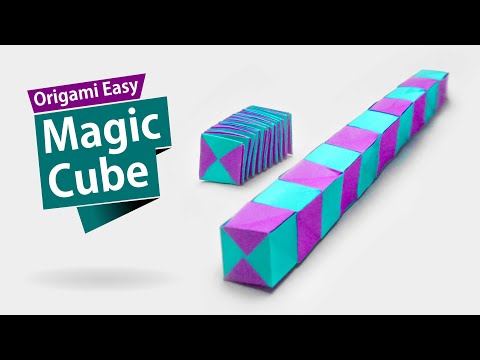 Origami Transformation Magic Cube Easy
