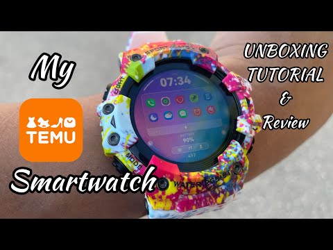 Tutorial on how this Model LC21 Tactical Smartwatch with flashlight works. UNBOXING &TEST/TEMU