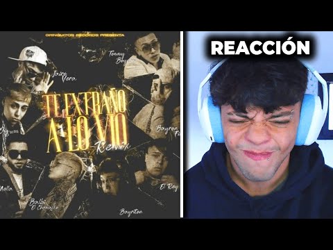 (REACCIÓN) TE EXTRAÑO A LO VIO REMIX