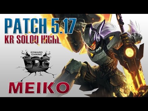 EDG Meiko - Leona Support - KR SoloQ Highlights