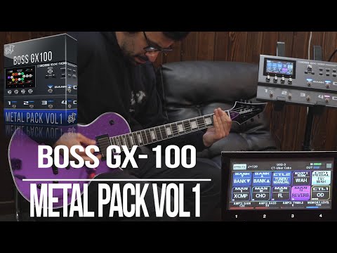 Boss GX-100 Patches | Metal Pack vol1 | Playthrough Demo