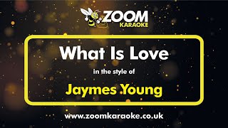 Jaymes Young - What Is Love - Karaoke Version from Zoom Karaoke