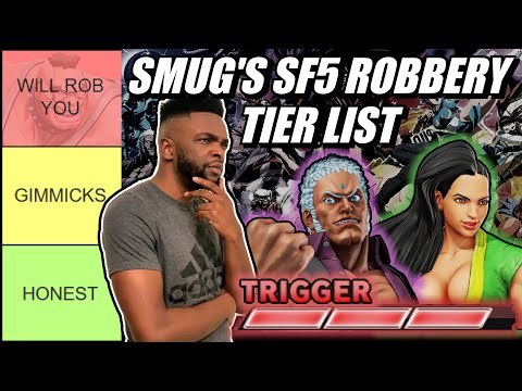SMUG'S SFV ROBBERY TIER LIST! - WHICH CHARACTERS HAVE THE BEST ROBBERY? (FEAT. KAMI, PSYCHO & SHINE)