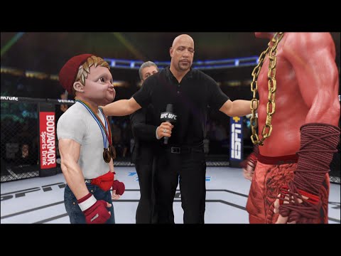 Hasbulla vs. Red Gargoyle - EA Sports UFC 4 - Crazy UFC 👊🤪