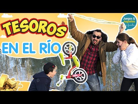 Buscando TESOROS EN EL RÍO pescamos una BICICLETA