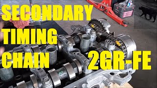 Secondary Timing Chain Valve Timing Toyota 3.5L V6 2GR-FE Camry Highlander Rav4 RX350 Sienna Venza