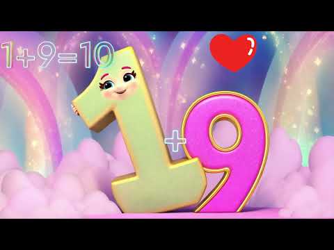 Die Zahl 10 zerlegen, die verliebten Zahlen