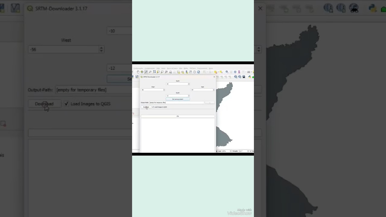 plugin SRTM downloader #qgis #mde #qgistutorials #remotesensing #sensoriamentoremoto #srtm